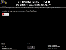 Tablet Screenshot of georgiasmokediver.com